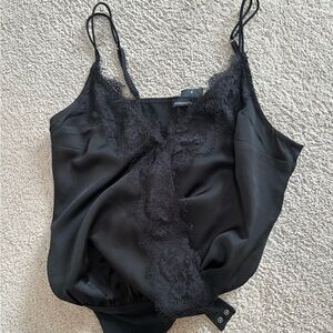 Women’s Small Abercrombie and fitch black lace bodysuit NWT